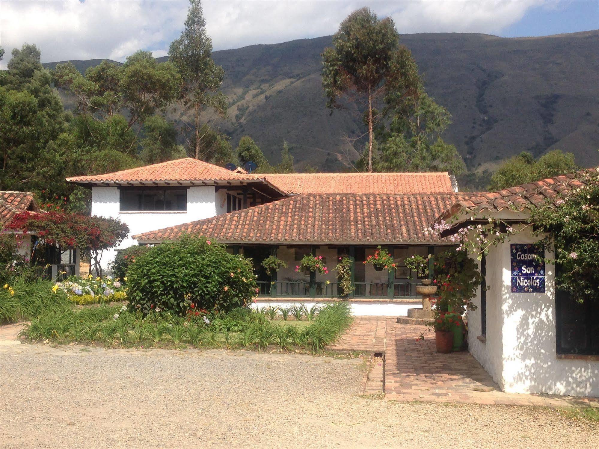 Casa San Nicolas Villa de Leyva Buitenkant foto